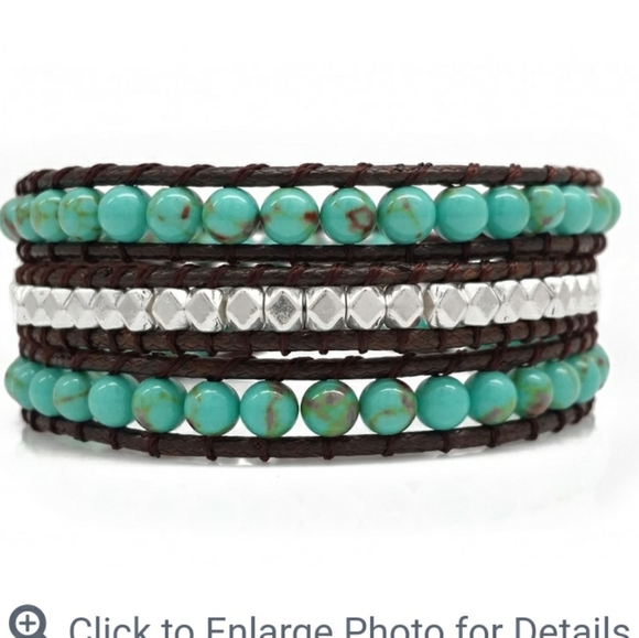 MUST HAVE No#1 Seller Handmade 3 Wrap Bracelet NEW - Picture 2 of 4